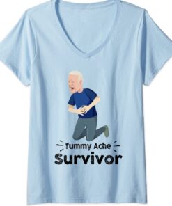 Funny Joe Biden Tummy Ache Survivor Shirt