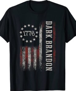 Funny Dark Brandon Pro Joe Biden USA Flag Vintage Shirt