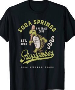 Soda Springs Slowpokes Retro Minor League Baseball Team Shirt