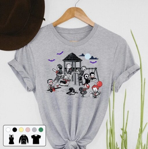 Characters Horror Movie Halloween Character Friend Shirt