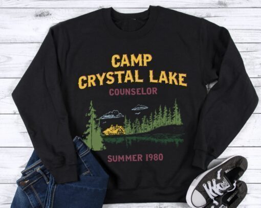 Jason Voorhees Friday the 13th Camp Crystal Lake Counselor 80s Horror Movie Shirt