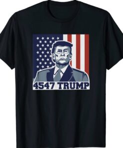 2024 Pro Trump 45 47 Patriotism Vintage Flag Shirt