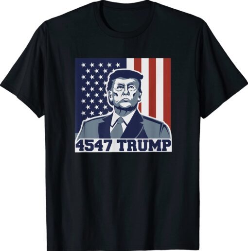 2024 Pro Trump 45 47 Patriotism Vintage Flag Shirt