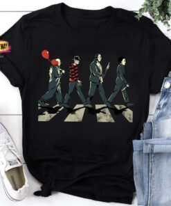 Abbey Road Horror Movies Characters Halloween Character Shirt