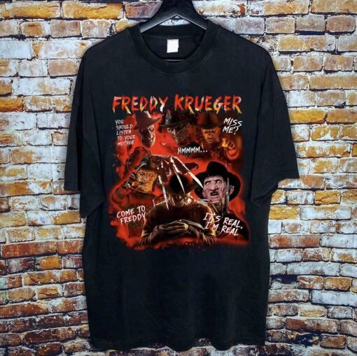 Vintage Halloween Freddy Krueger Scary Krueger Horror Movie Killers Shirt