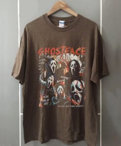 Vintage Ghostface Horror Movie Let's Watch Scary Shirt