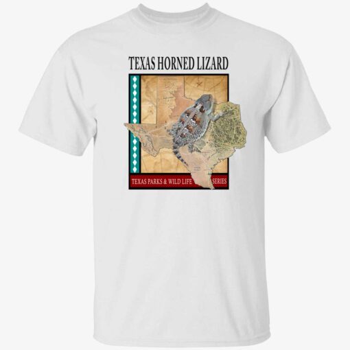 Texas horned lizard texas parks and wildlife series t-shirt