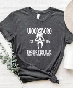 Woodsboro horror film club horror shirt