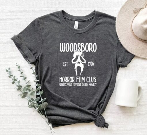 Woodsboro horror film club horror shirt