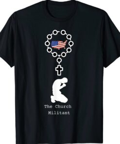 Soldier Prayer Rosary Beads United States American Flag Gift Shirt