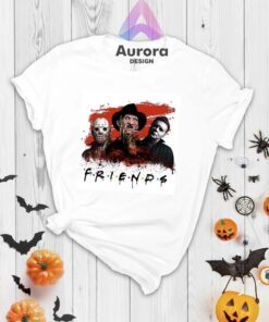 Friends Halloween Horror Movie Killers Scary Shirts