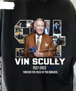 Rip Vin Scully Forever Voice Off The Dodgers Baseball Legend TShirt