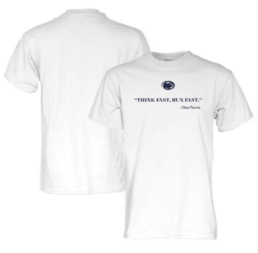 Chad Powers White Penn State Nittany Lions Quote Shirt