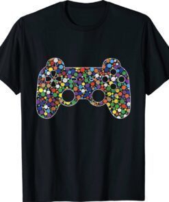 Funny Colourful Polka Dot Video Game International Dot Day Shirt