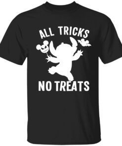 Stitch all tricks no treats t-shirt