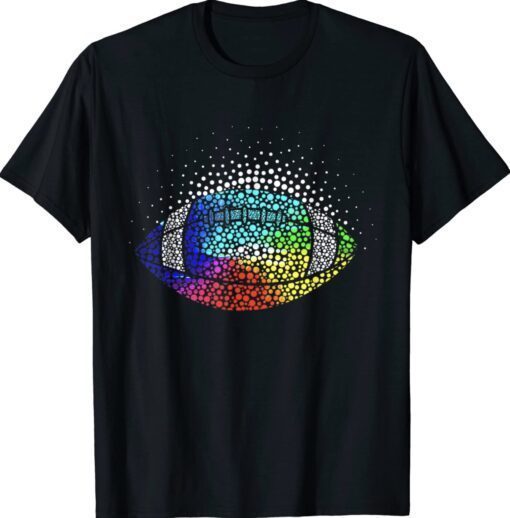 Colorful Dot Football Happy International Dot Day 2023 TShirt