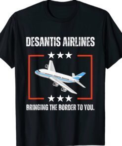 DeSantis Airlines Funny Political 2024 Shirt