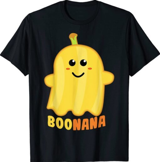 Boonana Banana Ghost Funny Scary Cute Halloween Costume Shirt