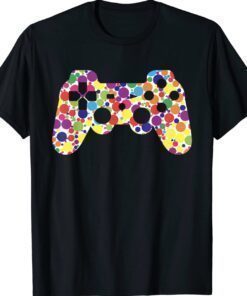 Colorful Polka Dot Game Controller International Dot Day 2023 Shirt