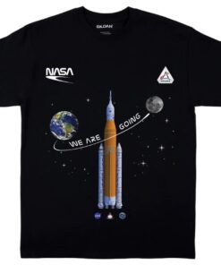 We Are Going Moon SLS Worm Insignia Shirt
