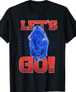 WNY Pride Red & Blue Buffalo - Let's Go Buffalo Shirt