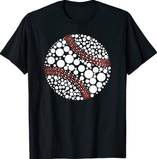 Funny Polka Dot Baseball Lover Player International Dot Day Shirt