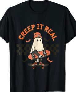 Creep It Real Ghost Boy Halloween Fall Season Shirt