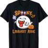 Boo Halloween Costume Spooky Library Shirt