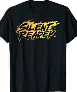 Flaming Silent Reader Shirt
