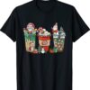 Christmas Coffee Latte Cozy Winter Santa Xmas Coffee Lover Shirt