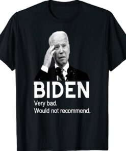 Anti President Joe Biden Idiot Funny Democratic Republican Shirt