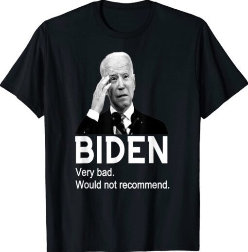 Anti President Joe Biden Idiot Funny Democratic Republican Shirt