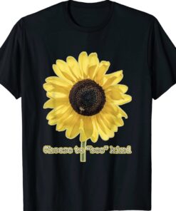 Choose to bee kind giant sunflower with honey bee shirt