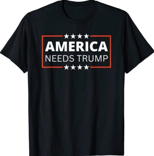 America Needs Trump President Election Vote Anti Biden Shirt