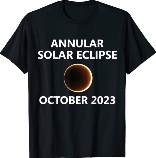 Annular Solar Eclipse 2023 October Oct 14 Nevada Colorado Shirt