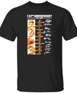 132nd anniversary 1891 2023 Travis Henry Johnny Majors T-Shirt