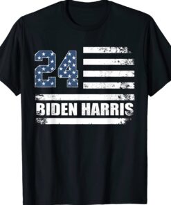 Biden Harris 2024 American Flag USA Shirt