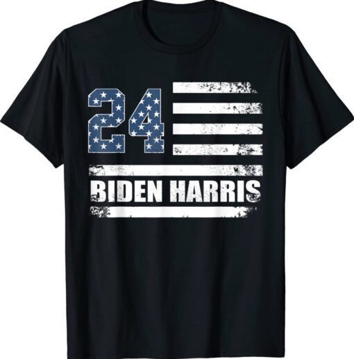 Biden Harris 2024 American Flag USA Shirt