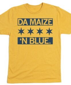 DA MAIZE N BLUE SHIRT