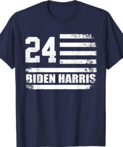 Biden Harris 24 American USA Flag Shirt