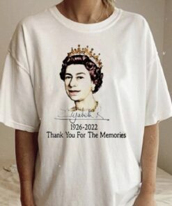 Elizabeth II E2R Rest In Peace Thanks For The Memories 1926- 2022 Shirt