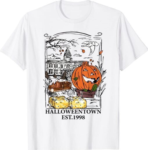 Vintage Halloween Town EST 1998 Gift Shirt