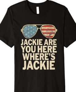 Where's Jackie Biden Sunglasses Flag Shirt