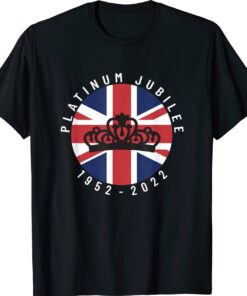 Queen Platinum Jubilee British Flag 70 Year Celebration Shirt