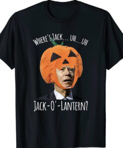 Where's Jackie Biden Jack O Lantern Pumpkin Halloween Shirt