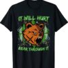 VanMoore Bear Through It Will Hurt Gym Oversized Shirt