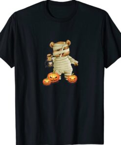 Cute Halloween Pumpkin Funny Mummy Bear Shirt