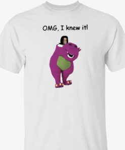 Barney Jackson OMG i knew it t-shirt
