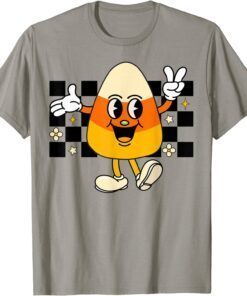 Cute Retro Halloween Candy Corn Pumpkin Costume Kids Toddler Funny T-Shirt