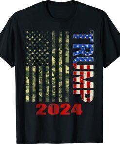 American Flag Design Trump 2024 Trump’s rally For supporters T-Shirt